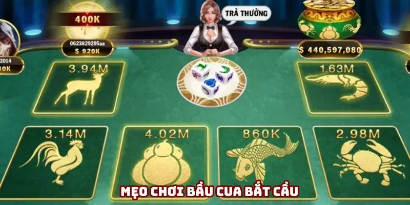 Mẹo chơi Bầu cua bắt cầu